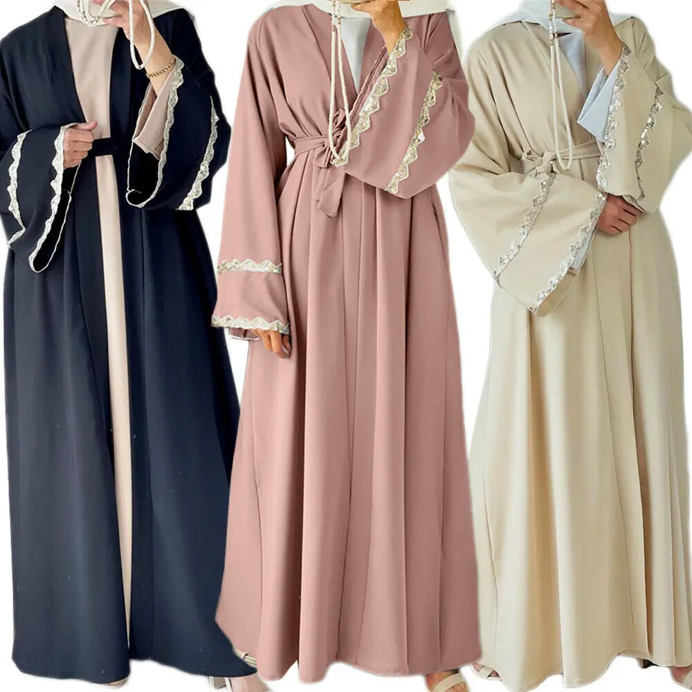 Кимоно открытое Abaya Дубай, женское платье, кардиган