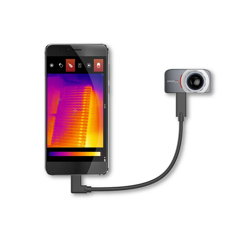 

InfiRay T3S Thermal Imaging Camera Portable Multifunction Android Mobile Phone Infrared Thermal Imager Temperature Measurement