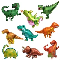 50pcs mini dinosaur foil balloon boys animal balloons childrens dinosaur birthday party jurassic decorations balloon