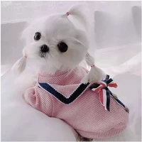 cute dog cat clothes for small dog sweater breathable princess puppy clothing pet fashion pink dress dog supplies japanese style