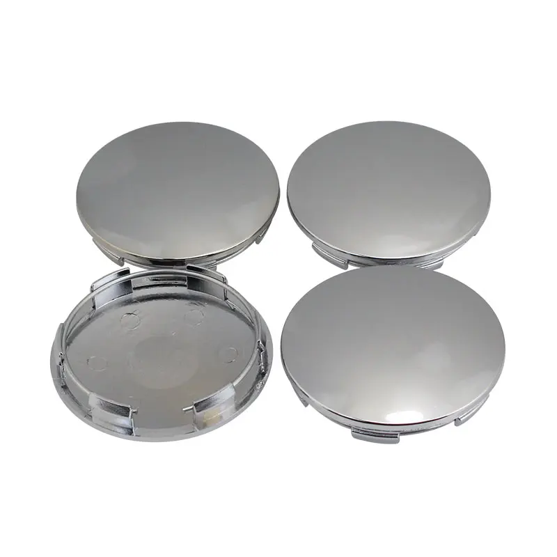 4 шт. 68 мм/62 мм пустая Автомобильная крышка для центра колеса хромированные