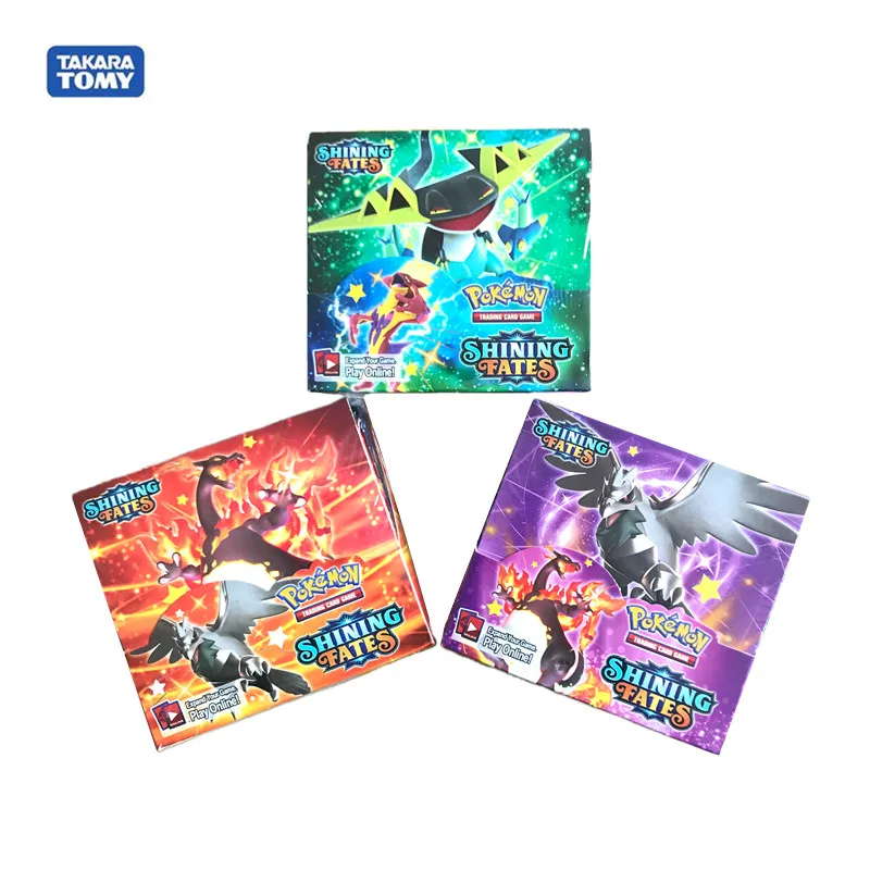 

2021 NEW 360Pcs Pokemon TCG: Shining Fates Booster Box Trading Card Game Collection Toys Pokemon card Boy Birthday Gift