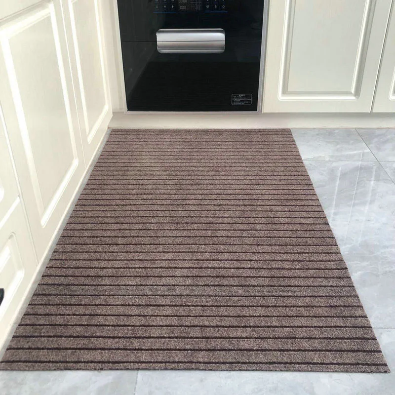 Противоскользящий кухонный коврик для пола Длинные полосатые ковры прихожей