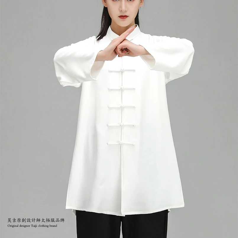 Новинка женские белые комплекты одежды Taiji костюм Тан форма кунг фу костюмы для