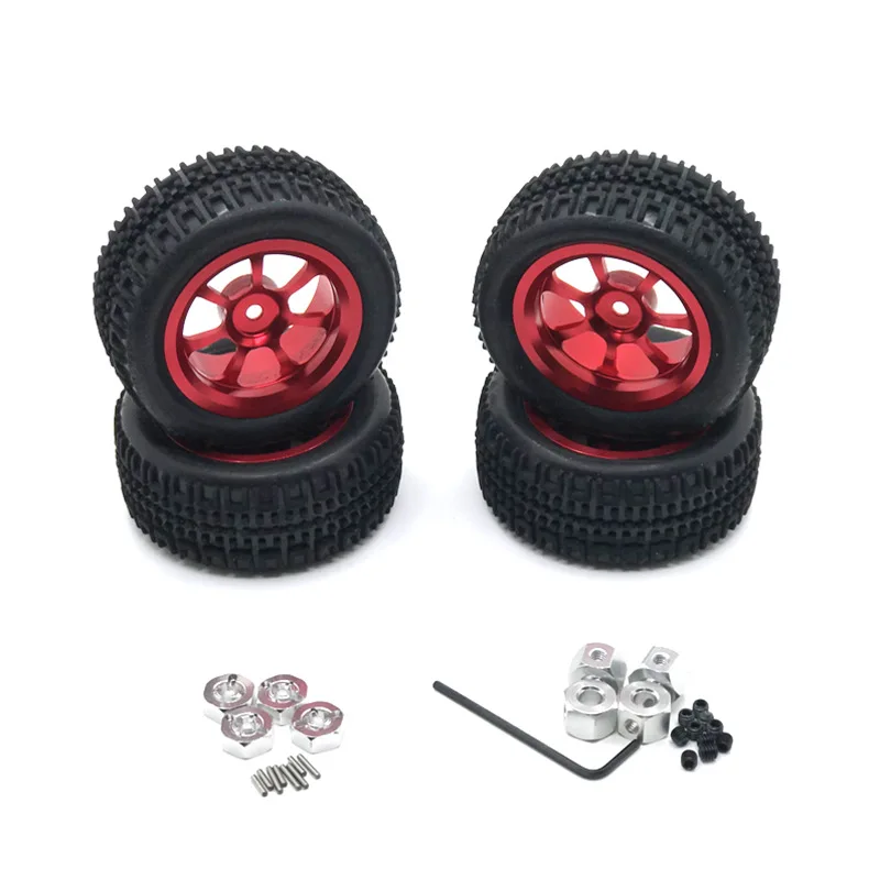 

Applicable WLtoys/ WPL Model/ MN Model/ LC /JJRC HL etc. RC Car Metal Upgrade Modified Parts Set of Wheels & Tires Multiple