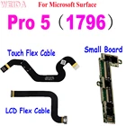 Гибкий сенсорный кабель для Microsoft Surface Pro 5 1796 Pro5 LCD, маленькая сенсорная плата, гибкие кабельные разъемы, замена