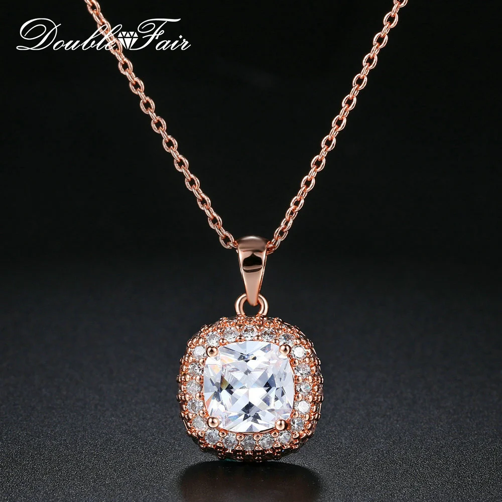 классический кристалла dfn112 18k позолоченные прелести ожерелья и подвески