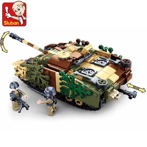 524 шт. военный боевой автомобиль модель танка Кирпичи Строительные блоки Обучающие игрушки рождественские подарки