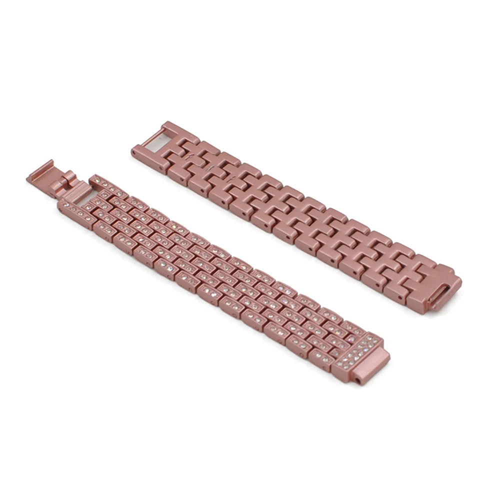 

Stainless Steel Smart Wrist Band Replacement For Fitbit inspire HR Bracelet Diamond Crystal Strap For Fitbit inspire 2 Watch