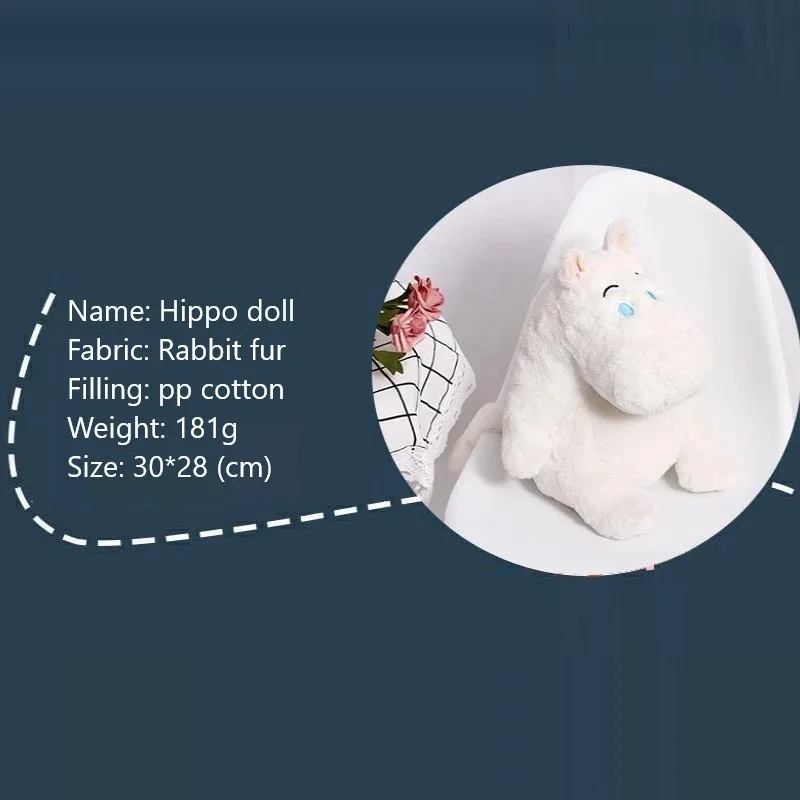 Детские плюшевые игрушки 35 см мультяшный Бегемот Успокаивающая кукла для
