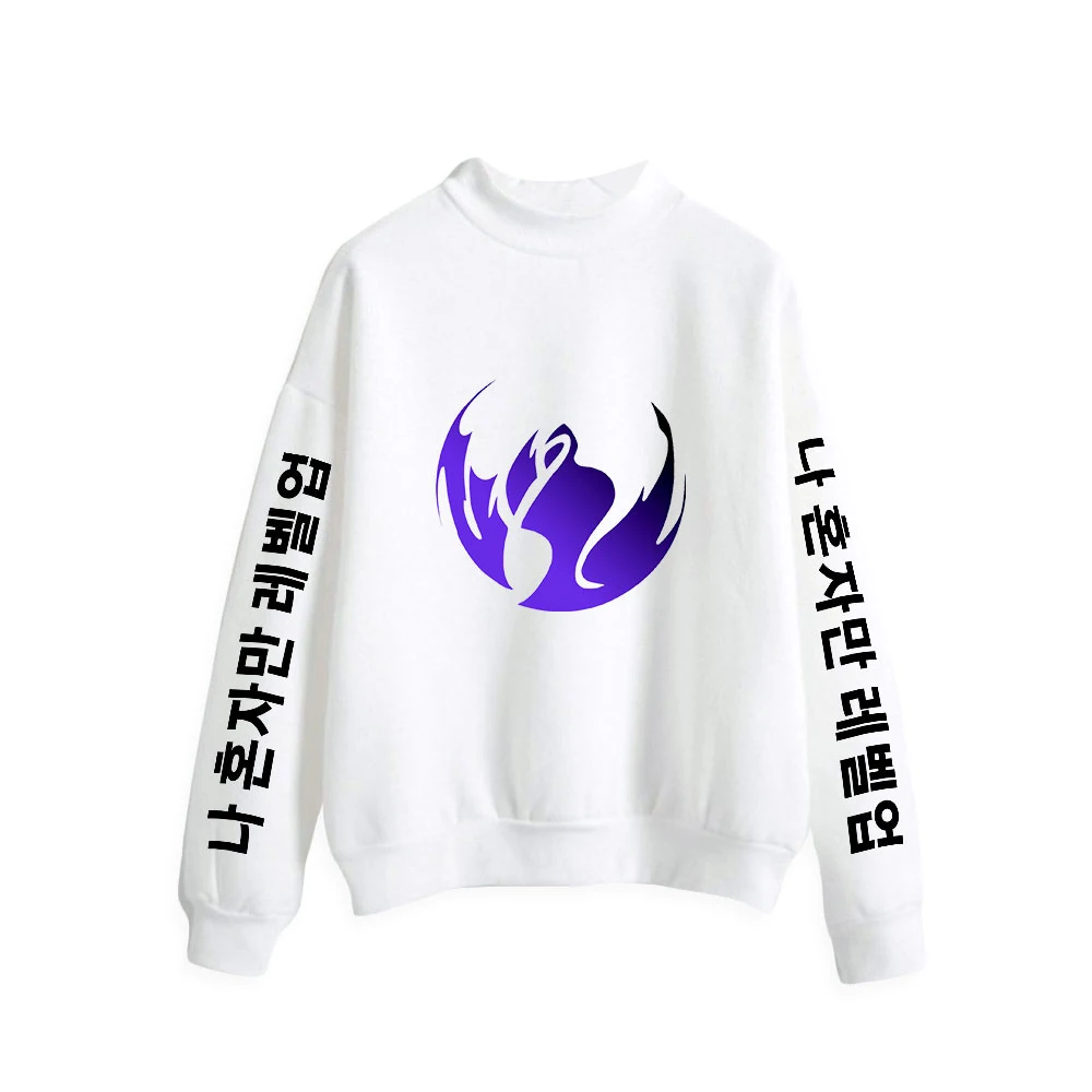 

2021 Solo Leveling Tracksuit Unisex Turtleneck Sweatshirt Women Men Outwear Harajuku Streetwear Korean Manga Casual Clothes