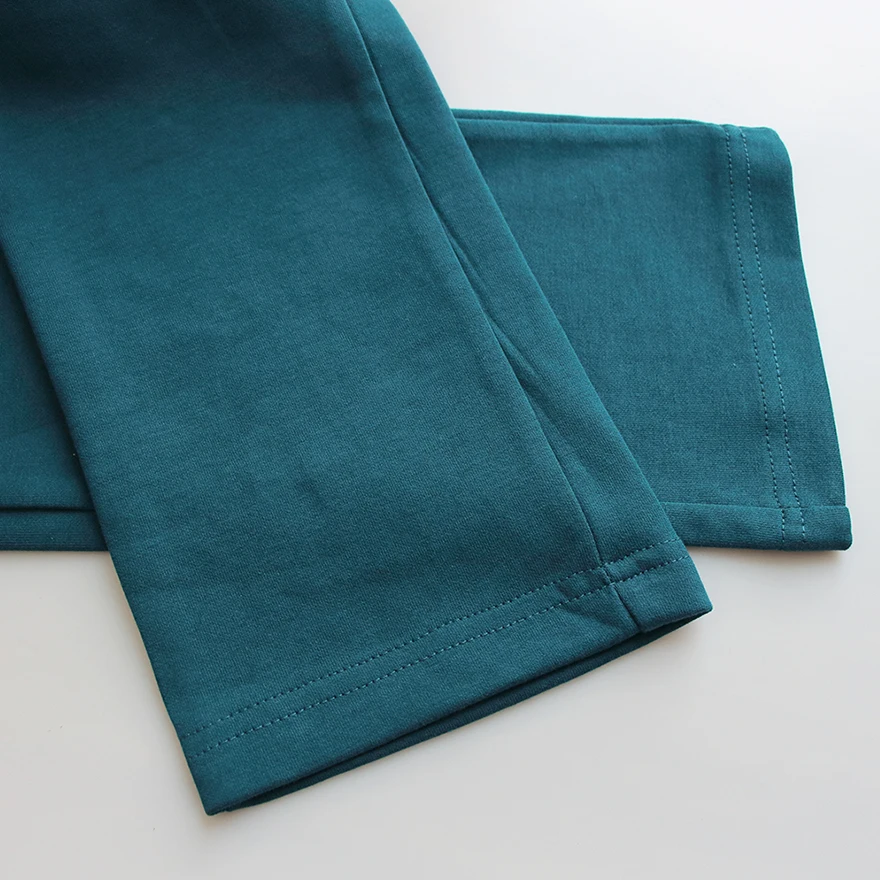 

2020 New Arrival Good Quality Cotton Peacock Blue Maternity Capris All Match All Season Casual Harlan Pants For Pregnant Women