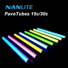 NanGuang Nanlite Pavotube 15C 30C RGB Светодиодная лампа 2700K-6500K Ручная световая палка для видеосъемки