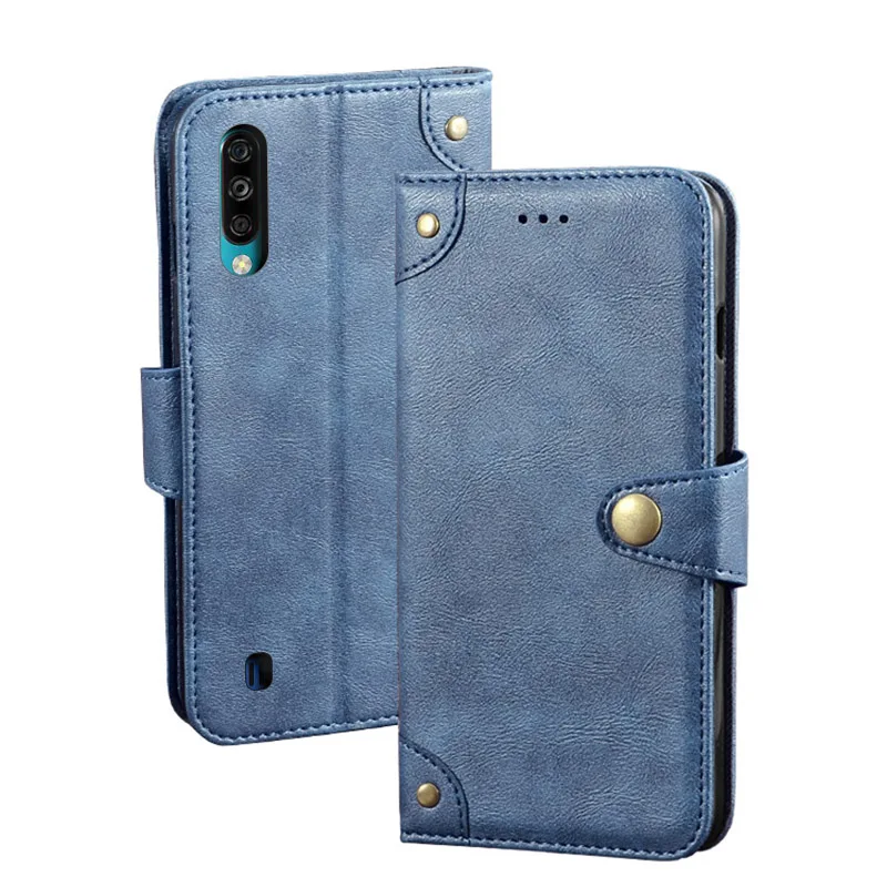 Чехол для телефона ZTE Blade A7 2020 ударопрочный кожаный чехол Магнитный Роскошный