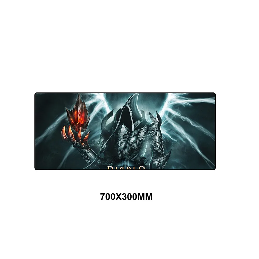 Diablo 3 коврик для мыши резиновый коврик XL большой игровой коврик для мыши геймер Противоскользящий ПК коврик для мыши Lockedge HD офисный коврик мышь для ноутбука - Цвет: AHPHS-004