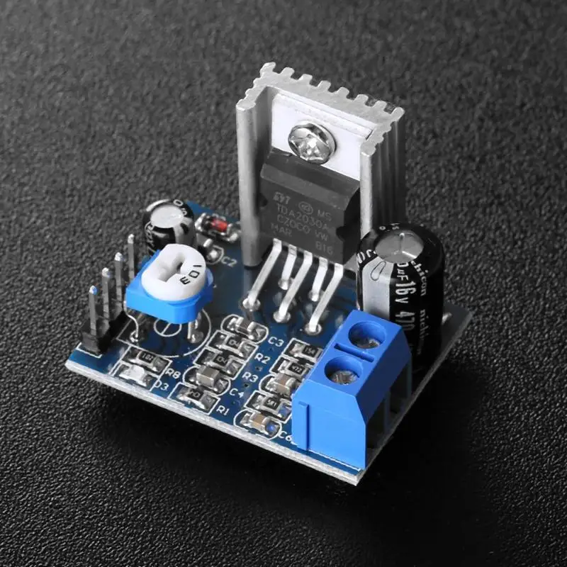 TDA2030A Высокая мощность Цифровые усилители модуль аудио усилитель плата 6 12 в 18 Вт