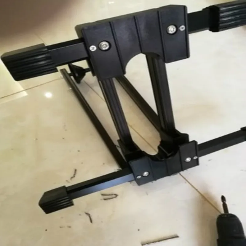 Портативная одноместная двойная стойка для парковки велосипеда подставка