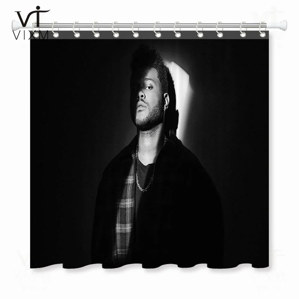 Vixm Заказная полиэфирная занавеска для душа The Weeknd Trilogy музыкальная ванной комнаты
