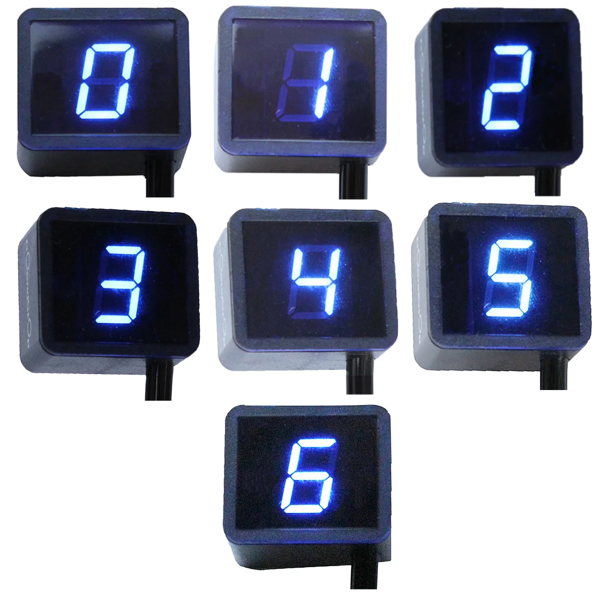 Универсальный светодиодный индикатор для мотоцикла/велосипеда 6 скоростей