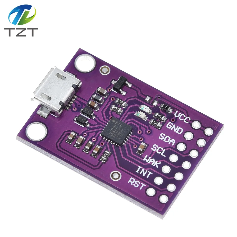 CP2112 плата отладки USB для SMBus I2C Модуль связи 2 0 MicroUSB 2112 оценочный комплект CCS811