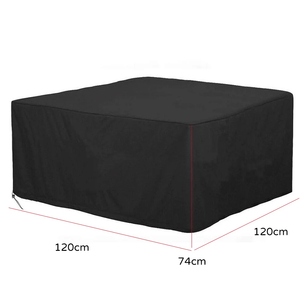 

Outdoor Waterproof Dustproof Snow Furniture Cover Case Tarpaulin Garden Patio Square Table Cover Furniture Cover