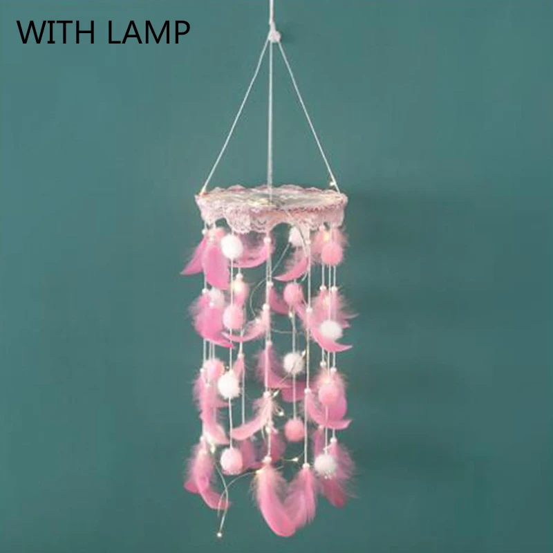 1 шт. 62 см подвесные колокольчики домашний декор Ловец снов перо подвеска из