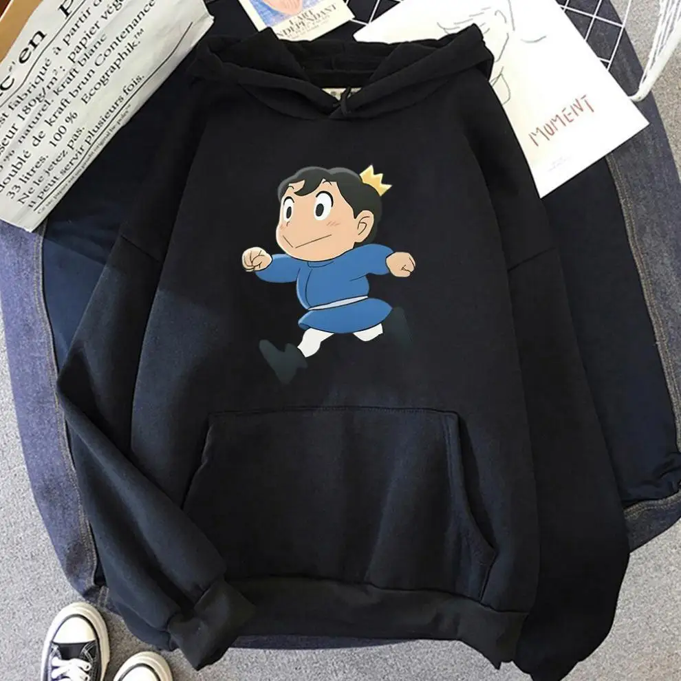 

Harajuku Kings Ranking Men's/Women's Plus Velvet Hoodie Print Long Sleeve Loose Casual Sweatshirt Unisex Streetwear Kpop Tee Top