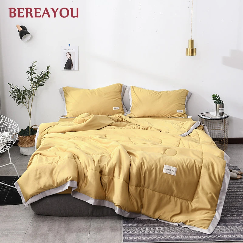 1/4 шт. роскошный хлопок Постельное Стёганое одеяло s стирать покрывало из тенселя