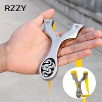 professional hunting stainless steel slingshot fast pressure line cutting outdoor slingshot with flat rubber band sport shooting