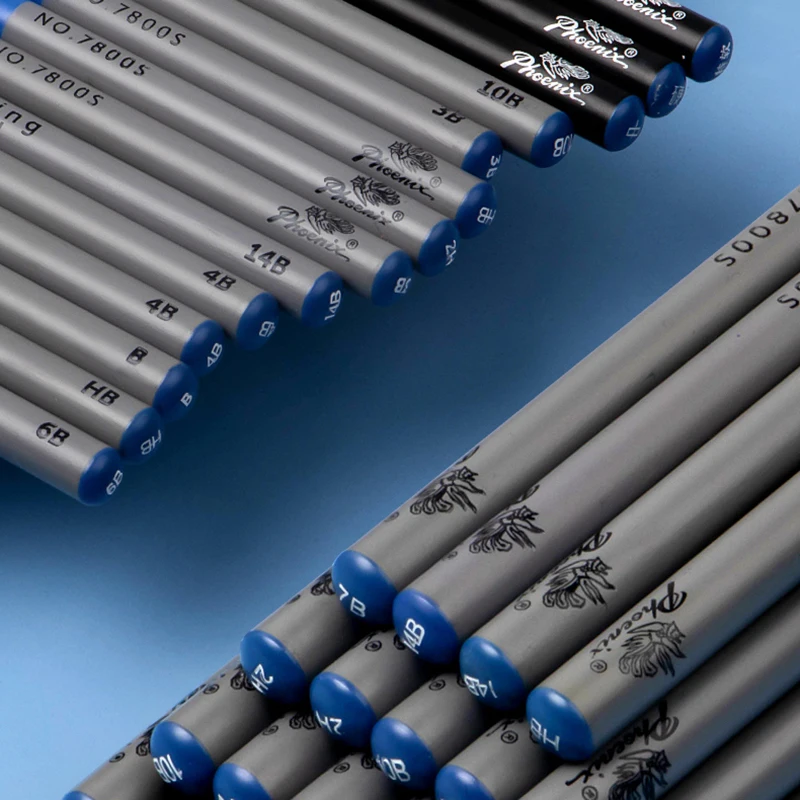 Пикассо 12 шт. Набор чернографитных карандашей для художников Picassso.