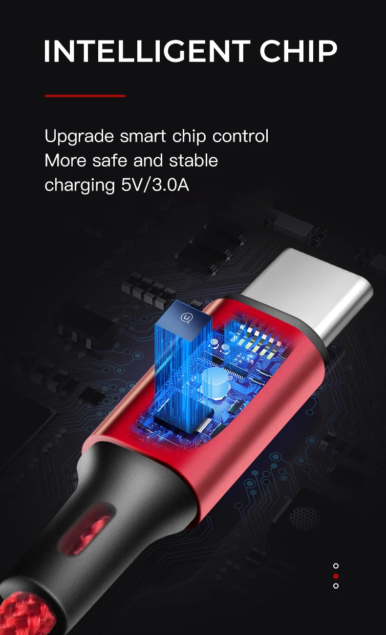 IONCT 3A Micro usb кабель для передачи данных 3 м Быстрая зарядка для iPhone Xiaomi samsung Android usb type c кабель зарядное устройство для мобильного телефона шнур провод
