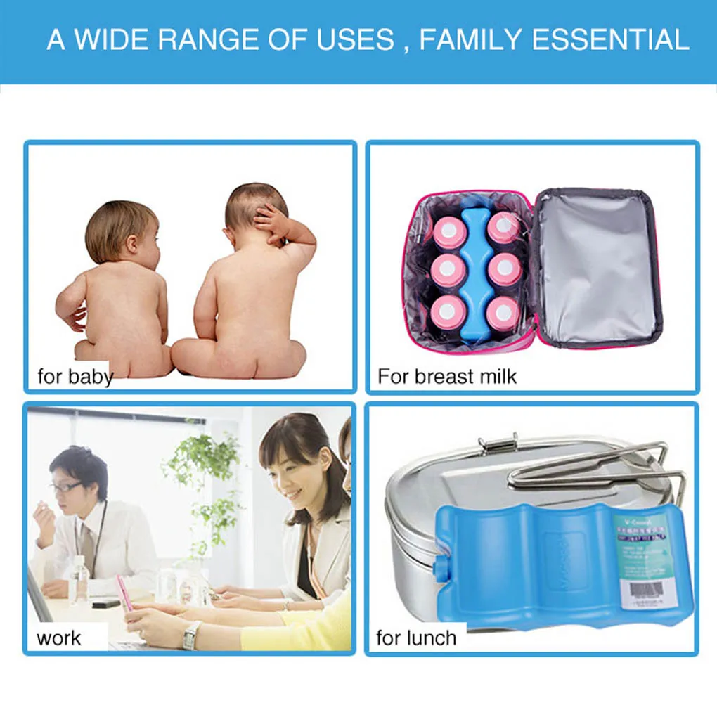 Пакеты со льдом для пикника многоразовые охладитель Детской бутылки 2 шт. |