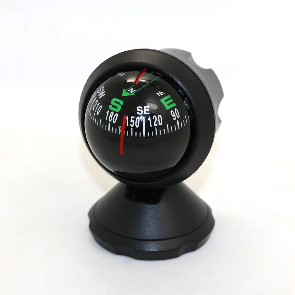 

Car Compass Auto Mini Compass Compact Compass with Adhesive and Delicate Decoration Perfect for Finding Direction Universal