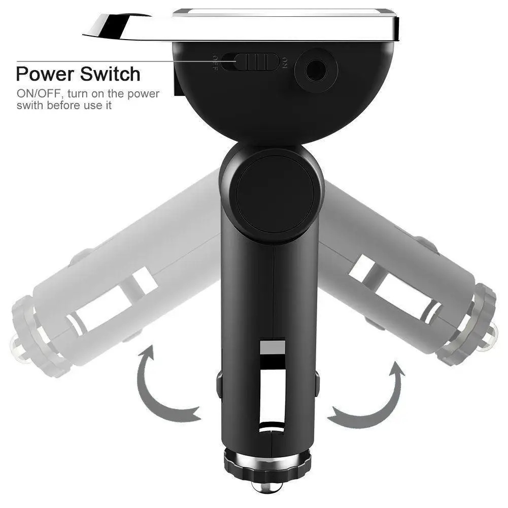 Автомобильный музыкальный mp3-плеер автомобильный Bluetooth Fm-передатчик с Usb-зарядным