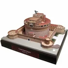 Италия Анджело мини 3D Бумага модель дома Бумага ремесла Сделай Сам искусства и рисунком в виде птичек-оригами здания подростков взрослых ручной работы для детского творчества QD-164