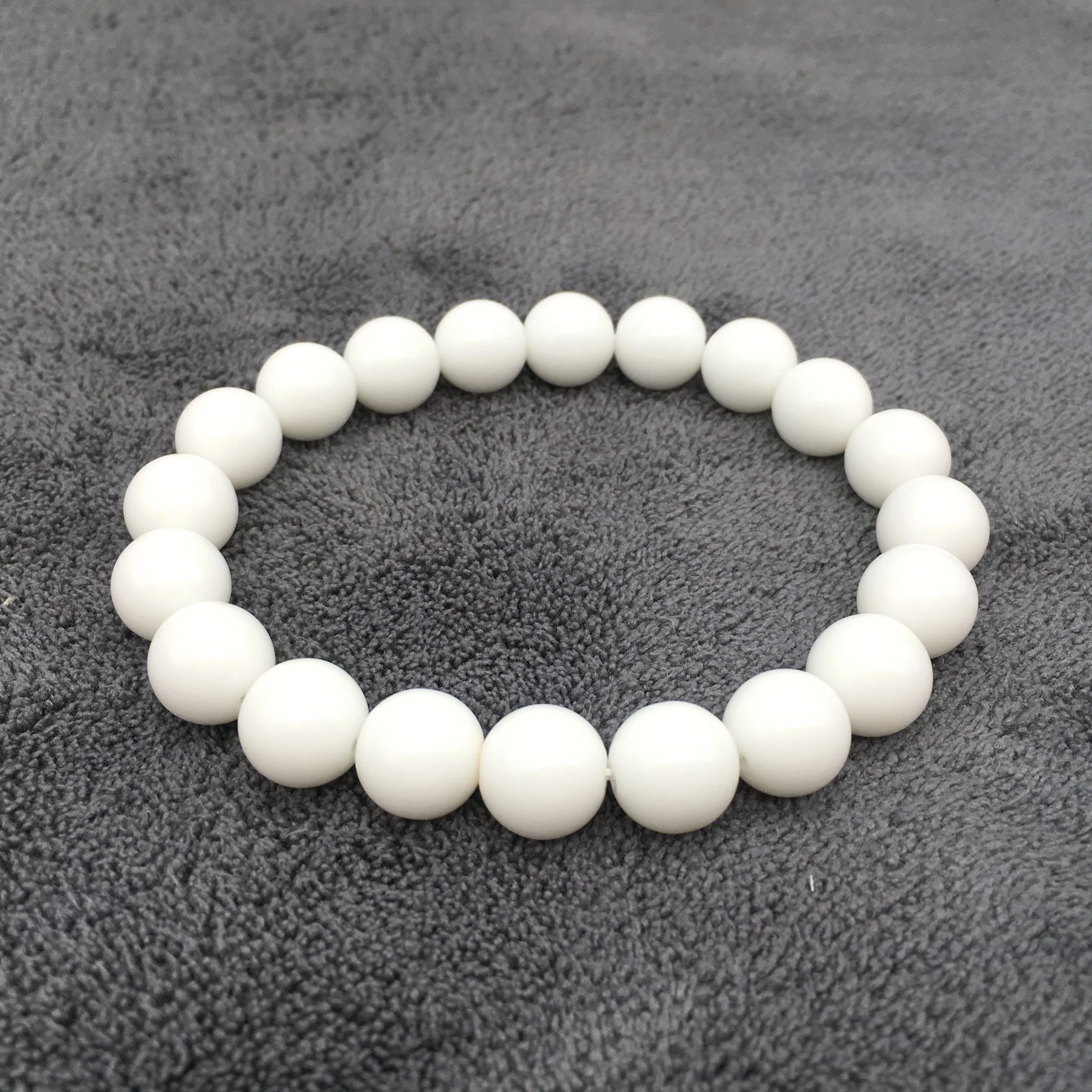 Мужской женский натуральный камень браслет 10 мм черный оникс Родонит розовый