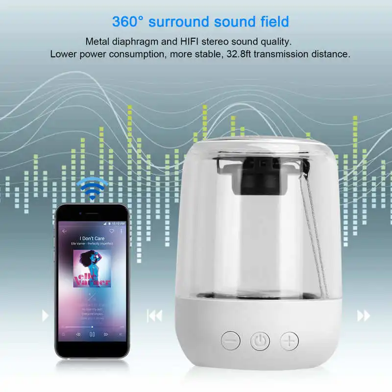 Bluetooth 5 0 беспроводной динамик с шумоподавлением HIFI стерео звук сабвуфер