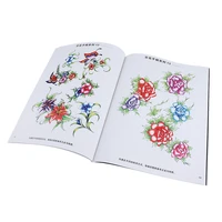multi styles flower tattoos book tattoos inspired coloring bodysuit