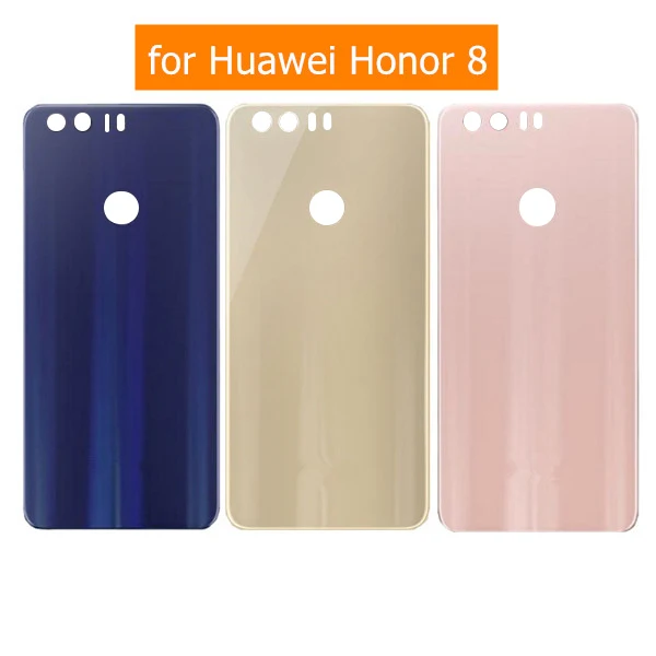 Стеклянная задняя крышка батарейного отсека для Huawei Honor 8 FRD-AL10 корпуса замена