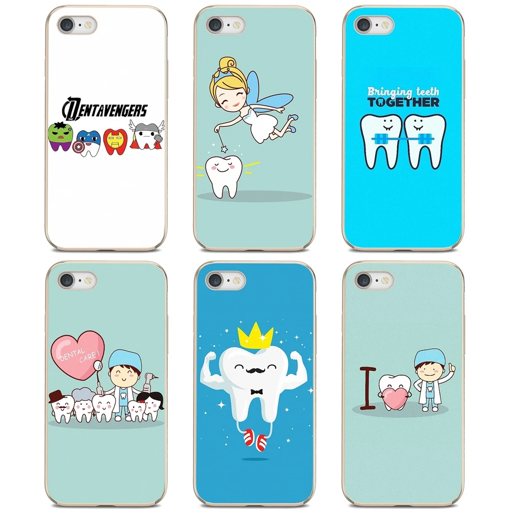 

Soft Covers Dentist Dental Crowned Tooth nurse For iPod iPhone 10 11 12 Pro Mini 4S 5S SE 5C 6 6S 7 8 X XR XS Plus Max 2020
