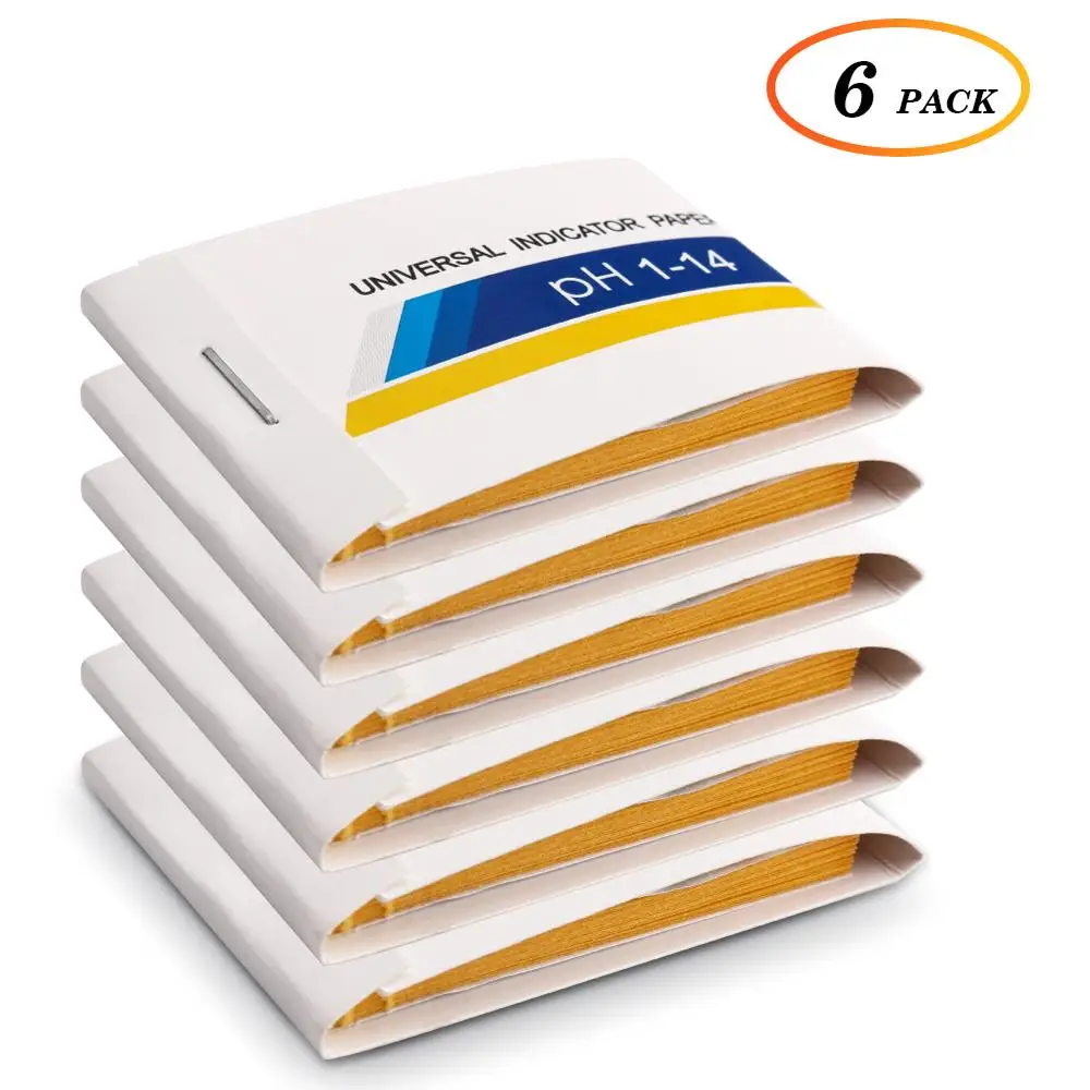 1-14 pH Test Paper Analytical Instruments/ Water Quality (6 packs) Verify The Of Solution |