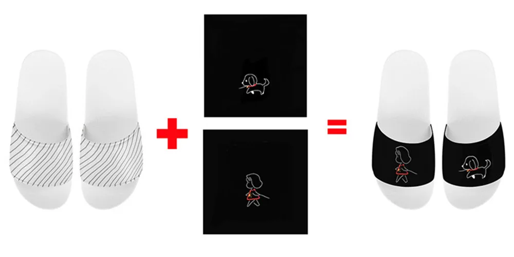 2020 новые модные мужские шлепанцы на платформе с клоуном Модные пляжные Домашние