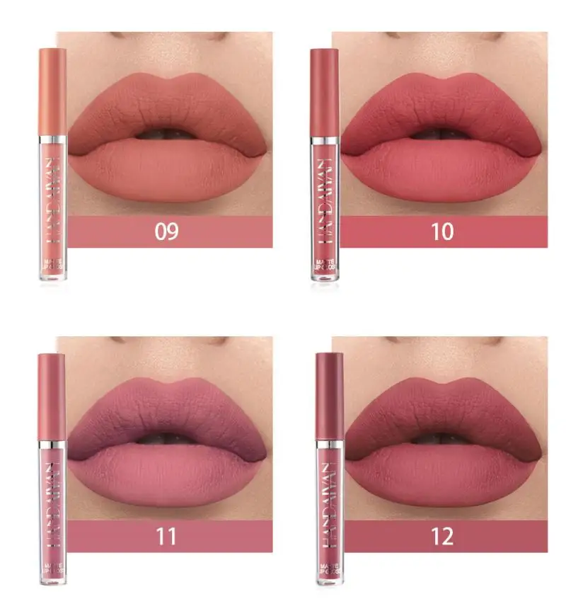 

Moisturizing Lip Glaze Lasting Non-stick Cup Velvet Liquid Lipstick Waterproof Fashion Girls Lip Gloss Makeup Cosmetic TSLM2