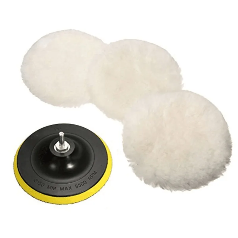 5 шт. Автомобильная полировальная Подушка 3/4 дюйма шерстяное полировальное