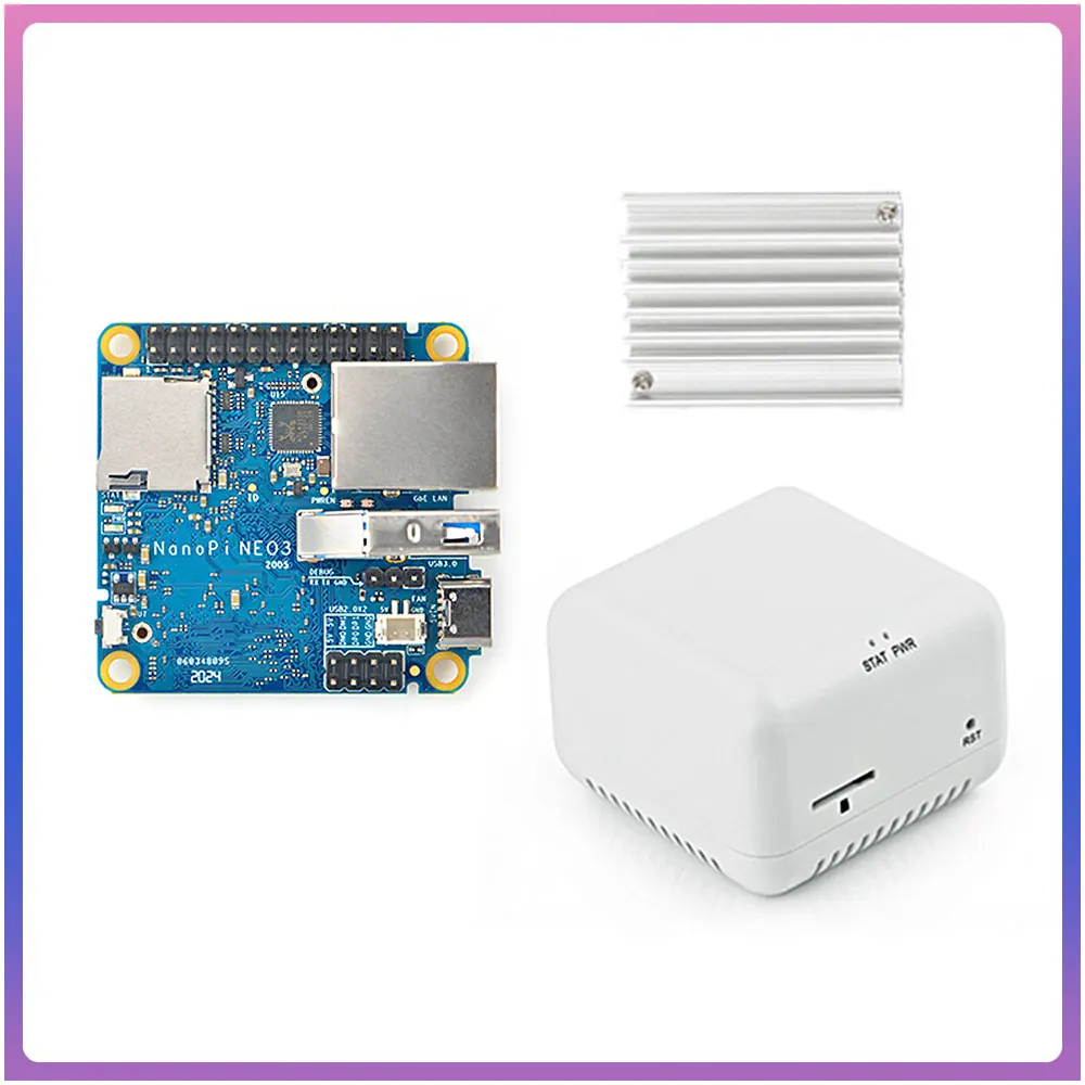 NanoPi NEO3 1 ГБ/2 ГБ DDR4 RK3328 Cortex A53 четырехъядерный 64 bi поддержка Linux Ubuntu core Upgrade Nanopi