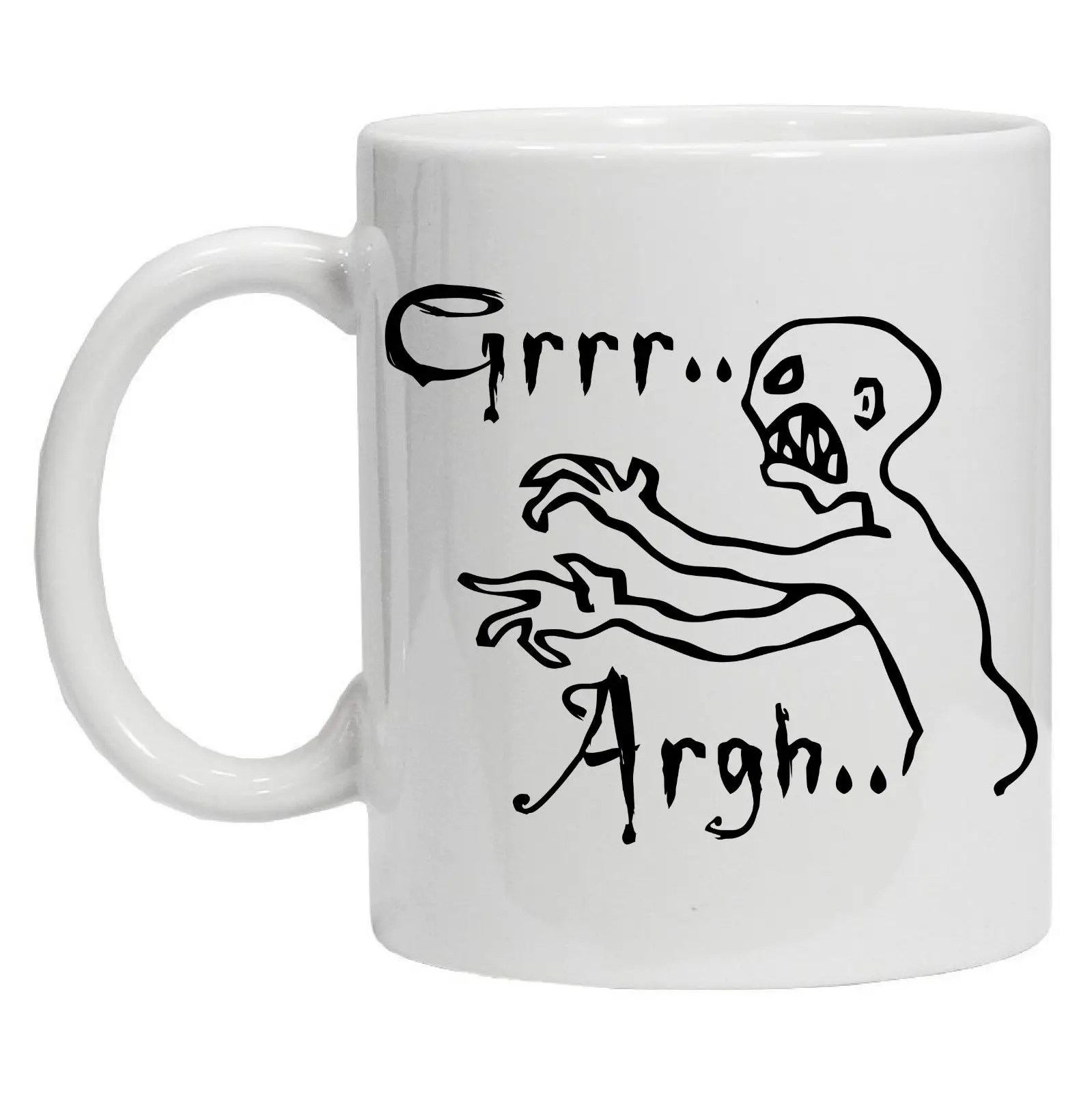 Кофейная кружка в стиле мультфильма рассекающий вампира|Кружки| |