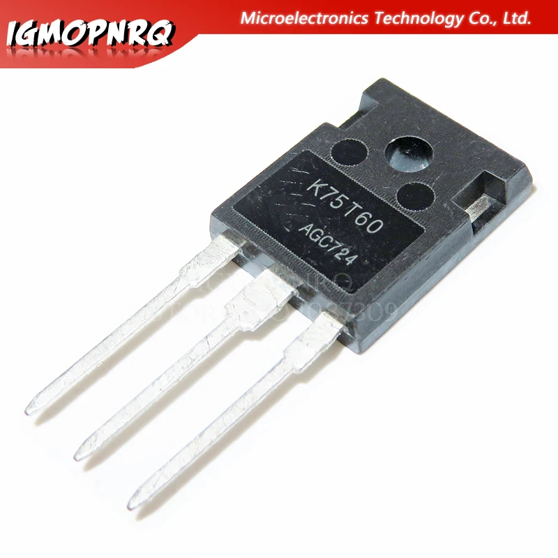 2 шт. IKW75N60T TO247 K75T60 75A 600V TO-247 IKW75N60 IBGT трубка новая оригинальная | Электронные