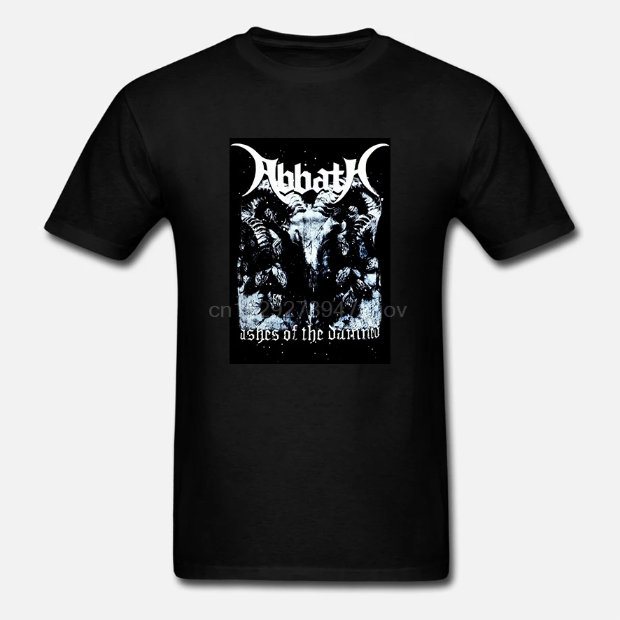 Подлинная Черная Металлическая Футболка с принтом ABBATH Ashes размеры S M L XL 2XL новинка