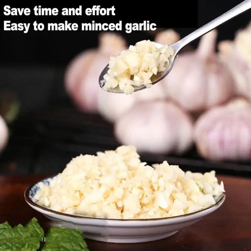 

Manual arc steel garlic press multifunctional garlic press ginger garlic kitchen tool press