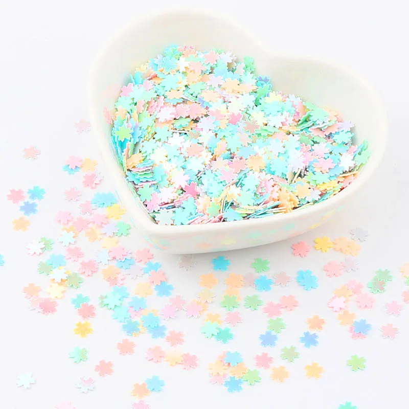 3 10 мм микс пайетки макарун цвета крафт блеск Звезда Сердце ракушка Снежинка